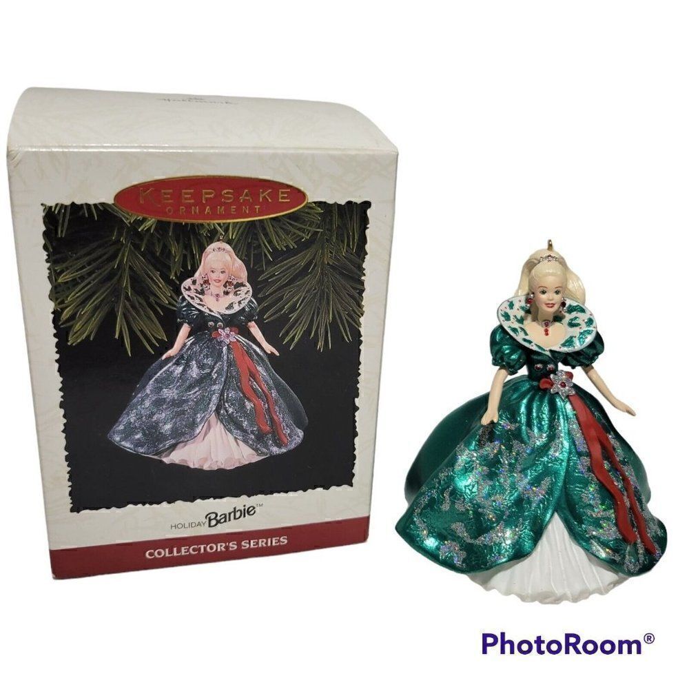 Hallmark Keepsake Christmas Ornament Holiday Barbie 1995 Collectors Series